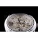 Rolex Swiss DateJust Stainless Steel Ribbed Bezel Flower Silver Dial 42001