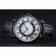 Cartier Rotonde White And Black Dial Black Case Black Leather Bracelet  1454219
