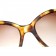 Cartier Golden Finish Logo Detail Light Tortoiseshell Frame Sunglasses 308271