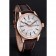 Mido Multifort Brown Croco Leather Strap White-Silver Dial 80300