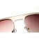 Prada Sporty Gold Frame Linea Rossa Logo Sunglasses 308306