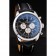 Breitling Transocean Black Dial Black Leather Strap  Polished Stainless Steel Bezel