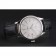 Swiss Rolex Cellini Date White Dial Stainless Steel Case Black Leather Strap