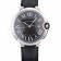 Cartier Ballon Bleu 42mm Black Dial Stainless Steel Case Black Leather Bracelet