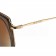 Miu Miu Noir Brown Round Frames Sunglasses 308441