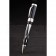 MontBlanc Black And Silver Design Ballpoint Pen With MB Engraving
