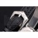Patek Philippe Calatrava Black Dial Double Ribbed Bezel Stainless Steel Case Black Leather Strap