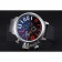 U-Boat 1001  Red On Black Dial Stainless Steel Case Rubber Bracelet  622712