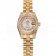 Swiss Rolex DayJust Diamond Pave White Dial Gold Diamond Bracelet 1453957