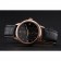 Omega DeVille Prestige Small Seconds Black Dial Gold Case Black Leather Bracelet  622602