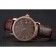 Cartier Ronde Solo Brown Dial Diamond Bezel Rose Gold Case Brown Leather Strap