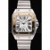 Swiss Cartier Santos De Cartier Galbee Yellow Gold and Steel Case Steel Bracelet   622643