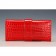 Hermes Medor Crocodile Leather Red Clutch 18926683
