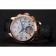 Patek Philippe Chronograph White Guilloche Dial Rose Gold Case Black Leather Strap