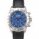 Rolex Daytona Stainless Steel Case Blue Dial Black Leather Strap