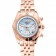 Breitling Chronomat Quartz Light Blue Dial Rose Gold Case And Bracelet