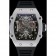 Richard Mille Tourbillion Rafael Nadal RM27-01 Silver Case Black Rubber Bracelet  1454254