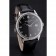 Swiss Patek Philippe Calatrava Black Dial Diamond Bezel Stainless Steel Case Black Leather Strap