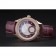 Omega DeVille Prestige Dark Red Dial Gold Diamond Case Dark Red Leather Bracelet  1454125