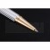 Rolex Rose Gold Rimmed Silver Ballpoint Pen  622803