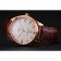 Omega Tresor Master Co-Axial White Dial Rose Gold Case Brown Leather Strap