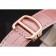 Cartier Ronde Louis Gold Diamond Case White Dial Pink Leather Bracelet 1454007