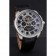 Cartier Calibre Tourbillon Black Dial Stainless Steel Case Black Leather Strap  622752