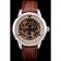 Emporio Armani Meccanico Brown Leather Strap Open Dial 98249