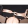 Cartier Rotonde Black And White Dial Gold Case With Jewels Black Leather Strap  622758