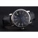 Cartier Rotonde Date Black Dial Stainless Steel Case Black Leather Strap