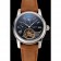 Patek Philippe Grand Complications GMT Moonphase Tourbillon Black Dial Stainless Steel Case Brown Suede Leather Strap 1453822