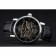 Patek Philippe Grand Complications Black Skeleton Dial Stainless Steel Case Black Leather Strap 1453812