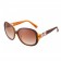 Hermes Oversized Round Frame Brown Sunglasses 308099