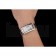 Cartier Tank Americaine 21mm White Dial Stainless Steel Case Two Tone Bracelet