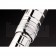 MontBlanc Silver Vertical Grooved Cutwork Slim Ballpoint Pen With MB Engraved Cap