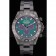 Rolex Daytona Black Ion Plated Tachymeter Black Stainless Steel Strap Green Dial 80246