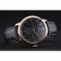 Vacheron Constantin Patrimony Power Reserve Black Dial Rose Gold Case Black Leather Bracelet  1454265