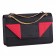 YSL Betty Medium Chain Shoulder Red Black