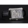 Swiss Piaget Emperador Tourbillon Skeleton Silver Diamond Case Black Leather Bracelet 1453943