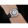 Omega DeVille Prestige Black Dial Silver Diamond Case Black Leather Bracelet  1454120