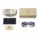 Burrbery Logo Blue Frame Sunglasses  308385