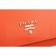 Prada Saffiano Leather Orange Wallet