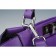 Fendi Peekaboo Whipstitch Purple Leather Bag  18927314