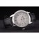 Swiss Vacheron Constantin Traditionnelle White Dial Roman Numerals Black Leather Bracelet