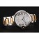 Swiss Cartier Ballon Bleu Two Timezone White Dial Silver Case Gold And Silver Bracelet 1453877