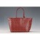 Goyard St Louis Tote Dark Red