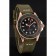 Rolex Yacht Master Black Dial Green Bezel Rose Gold Case Green Leather Bracelet 1453862