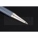 Rolex Silver Rimmed Dark Blue Ballpoint Pen  622801