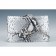 Dior Small Flap Black White And Python Bag 18927160