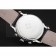 Patek Philippe Chronograph Black Dial Stainless Steel Case Black Leather Strap